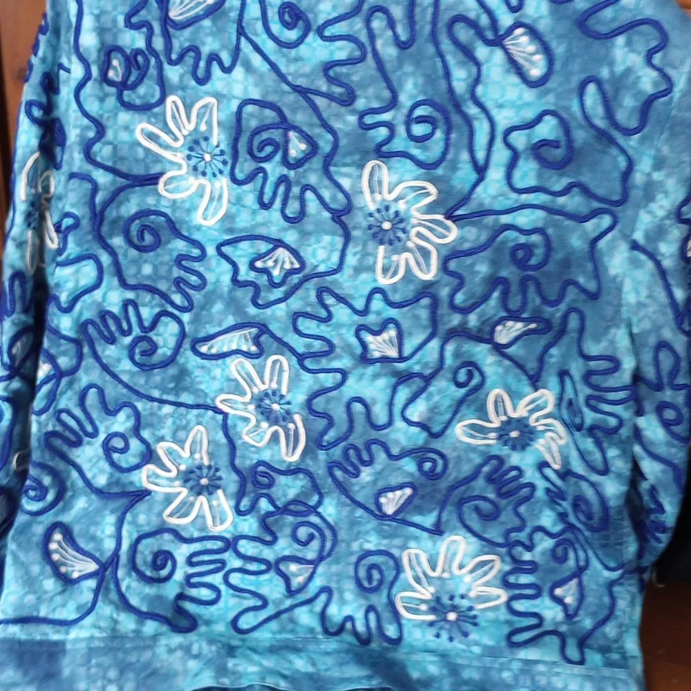 NWT Indigo Moon blue ribbon Jacket